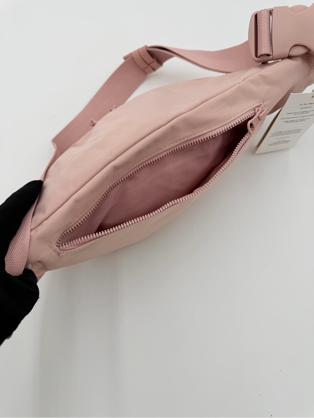 BÉIS The Pack Nylon Belt Bag – Blush Pink – NWT - Picture 7 of 8